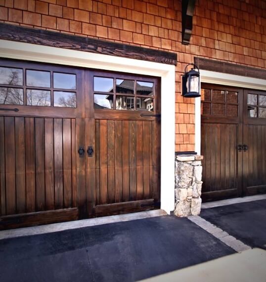 Handsome garage doors to increase home value and curb appeal